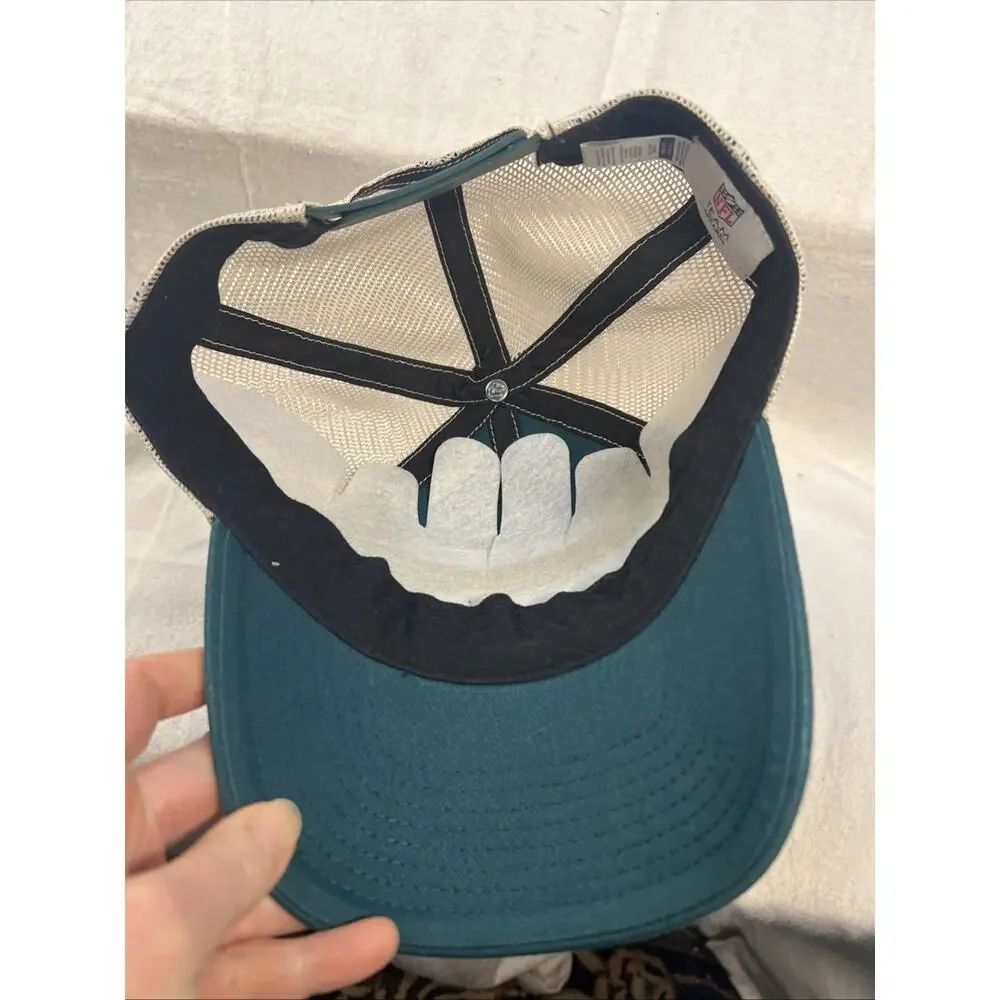 NWT Philadelphia Eagles Hat Team Apparel NFL Football Adjustable Trucker Mesh‎